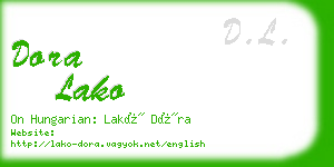 dora lako business card